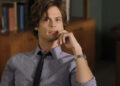 Spencer Reid sitting in his office on "Criminal Minds" (2005-2020)