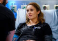Bekker lays in a hospital bed in "Chicago Med" (2015-present)