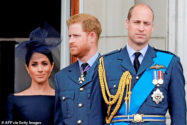 Prince Harry made unprecedented comments about his brother in an interview in 2019 sending royal fans and commentators into a spin (pictured July 2018)
