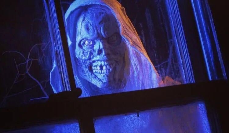 The Creep peeking through a window on Creepshow