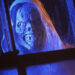 The Creep peeking through a window on Creepshow