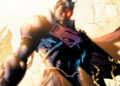 Superboy-Prime wearing the Anti-Monitor armor in Infinity Crisis