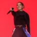 Young Miko performs during Lollapalooza at Grant Park on August 02, 2025 in Chicago, Illinois