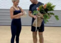 Robert Irwin/Instagram  'Dancing With the Stars' couple Witney Carson and Robert Irwin lost it after he got flowers from Jonathan Bailey for his 'Wicked' Night performance