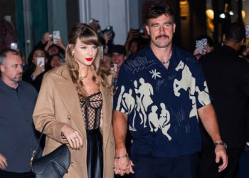 TheStewartofNY/GC Images Taylor Swift and Travis Kelce in New York City