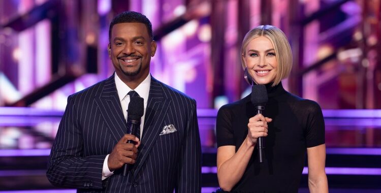 Alfonso Ribeiro and Julianne Hough host season 33 of "Dancing with the Stars."