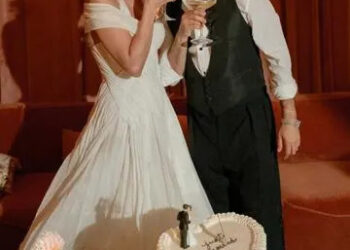 Courtesy of Selena Gomez's Instagram Selena Gomez and Benny Blanco during their wedding