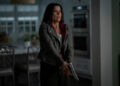 Neve Campbell in a scene from the movie 'Scream 7'