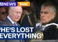 Prince Andrew ‘LOSES EVERYTHING’ Royal Expert breaks down shock news | 9 News Australia