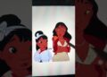 Glowup Lilo and Nani #disney #art #glowup #artist #shorts #shortvideo