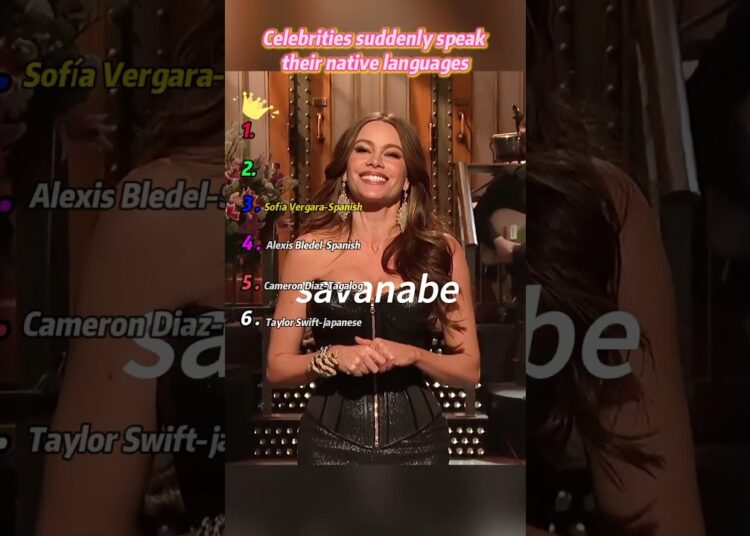 Moments when celebrities suddenly speak their native language #usa #funny#celebrity