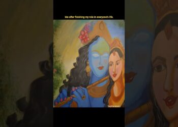 after finishing my role in everyone’s life 🧿 #shorts #artwork #radhakrishna #artist