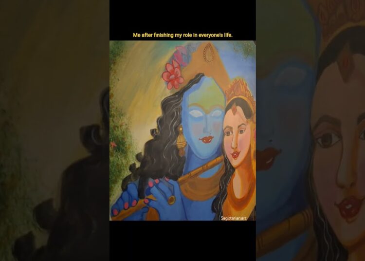 after finishing my role in everyone’s life 🧿 #shorts #artwork #radhakrishna #artist