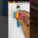 Jinu Saja rainbow 🌈 Dress painting technique #shorts #artist #trending
