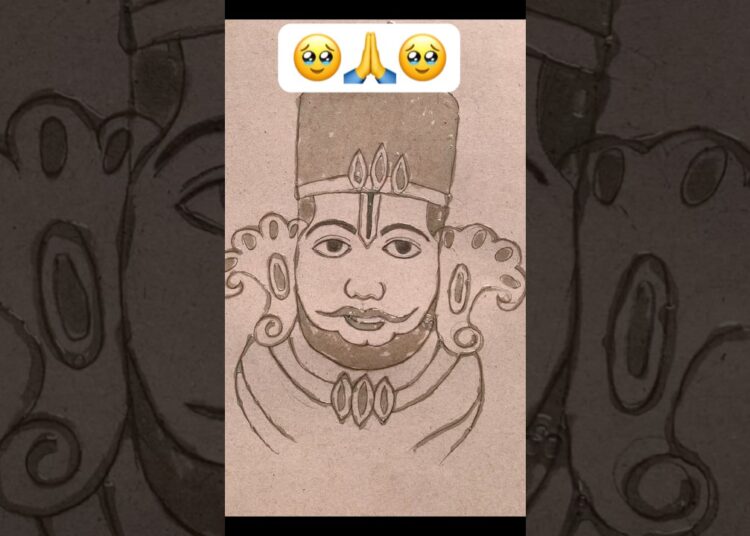 Khatushyam art 🥹🙏 #shorts #artist #khatushyam