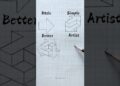 How to draw 3d arrow🤔😱 #shorts #craft #art #drawing #crafts #satisfying