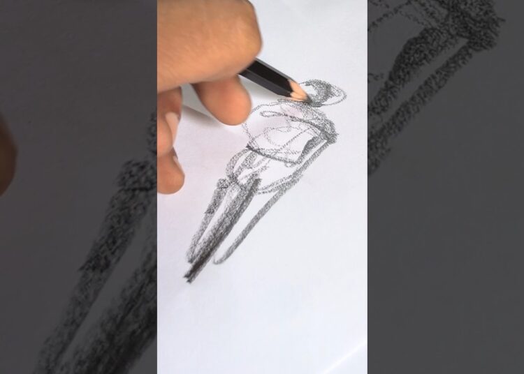 “10 Second Artist Challenge 🎨 | Man Riding Cycle Sketch in 10 Seconds 🚴♂️🔥” #shorts