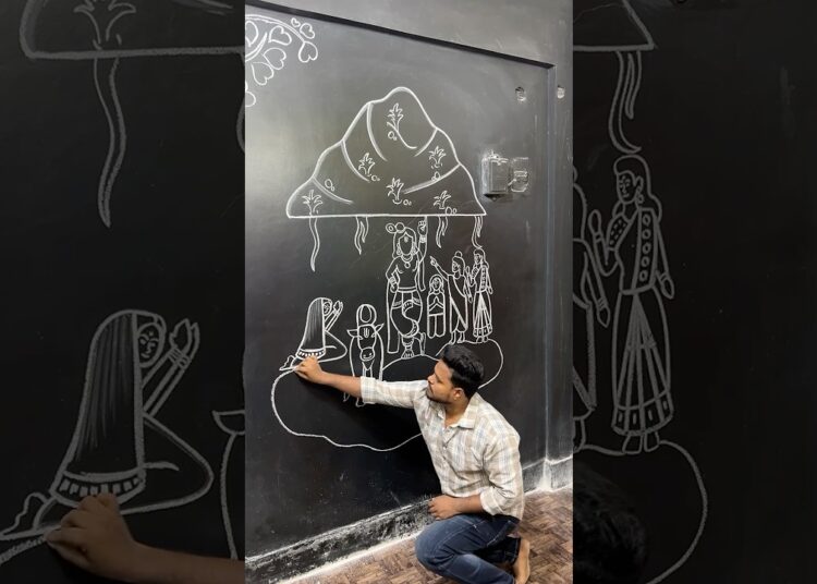 Govardhan Krishna Drawing🥹#shorts #krishna #trending #foryou