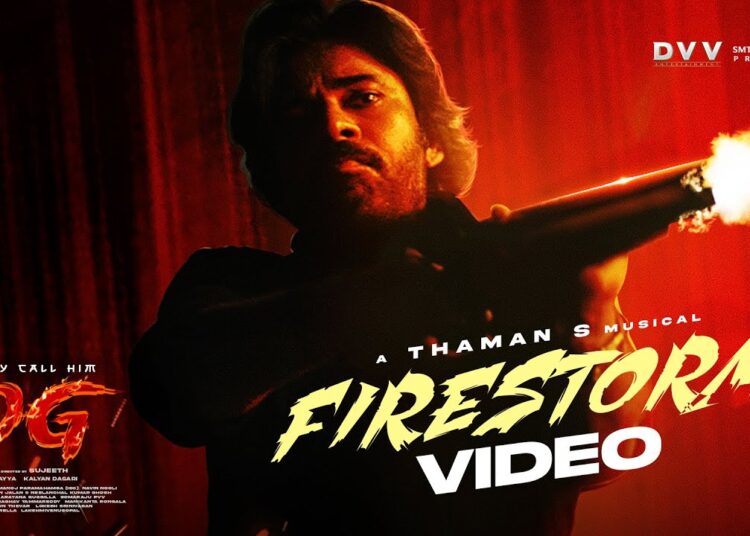 They Call Him OG – Firestorm Video Song | Pawan Kalyan | Sujeeth | Thaman S | DVV Danayya