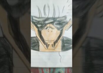 Gojo+sukuna drawing#anime#art#sketch#shortvideo