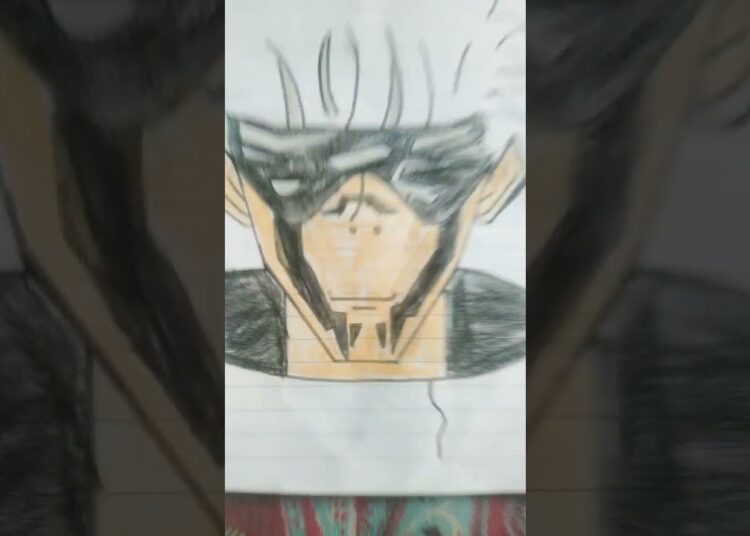 Gojo+sukuna drawing#anime#art#sketch#shortvideo