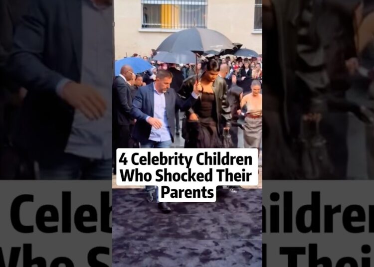 4 Celebrities Children who shocked their parents #celebrity #foryoupage #fyp