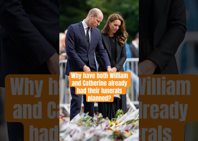 Why Prince William already has a funeral plan #royal #princewilliam #katemiddleton #queenelizabeth