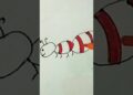 easy ant drawing#antizoo #cute #art #drawing #easy #music #trending #painting #viral