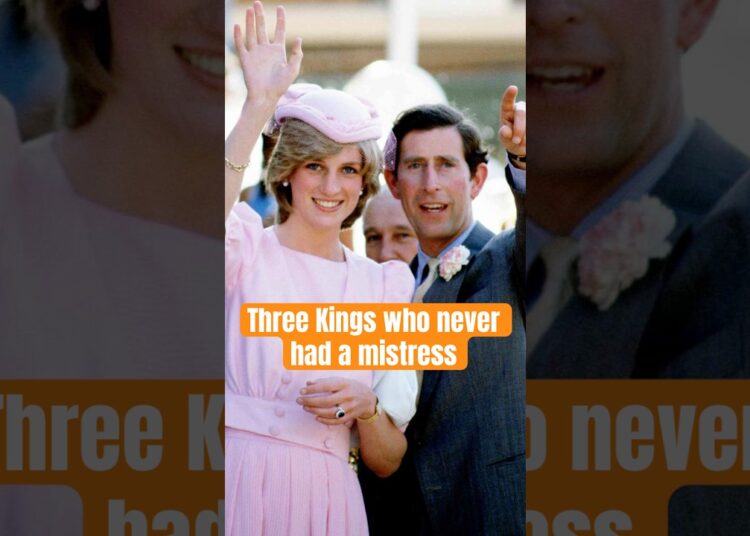 Three kings who never had mistresses #royal #kingcharles #kings #diana