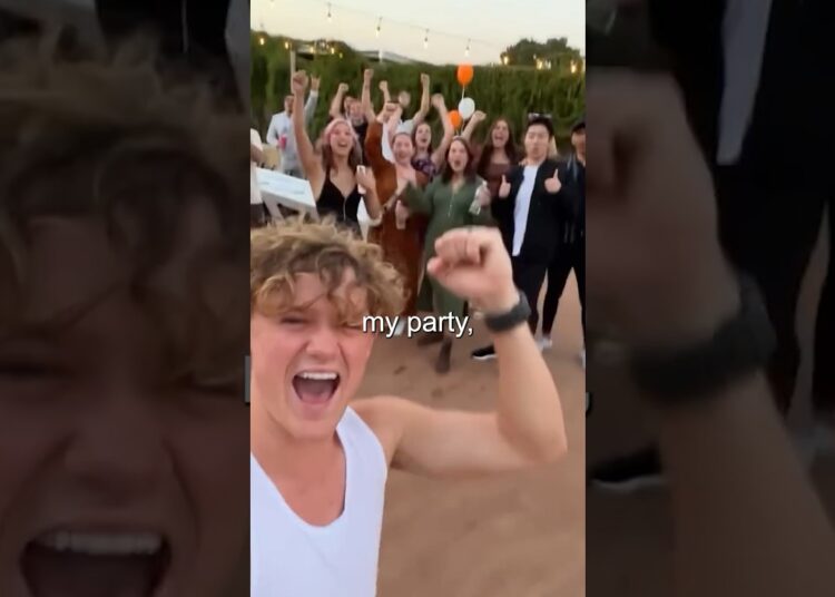 I invited 100 celebrities to my birthday