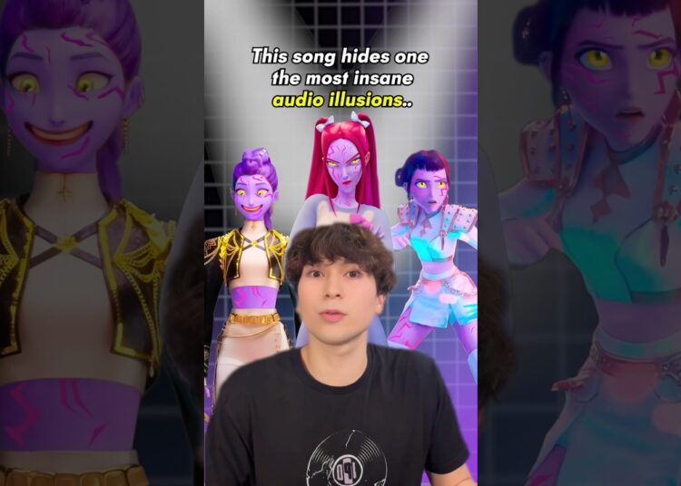INSANE Illusion in “Golden” from K-Pop Demon Hunters 😈🤔 #music #kpop