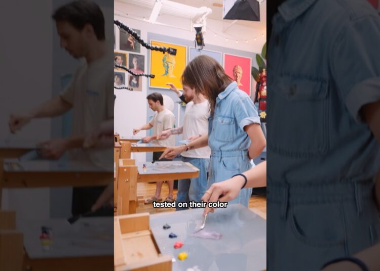 These Artists Need to Match the Color to Win