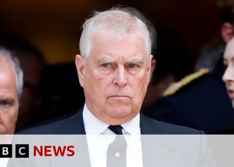 Prince Andrew hosted Epstein, Maxwell and Weinstein at Royal Lodge | BBC News