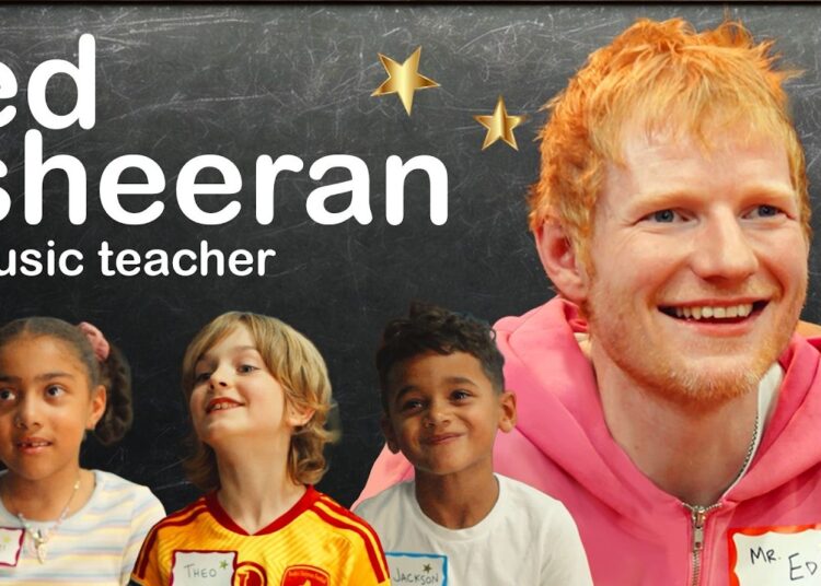 Ed Sheeran LIVE Records New Song with Kids Using His Loop Pedal