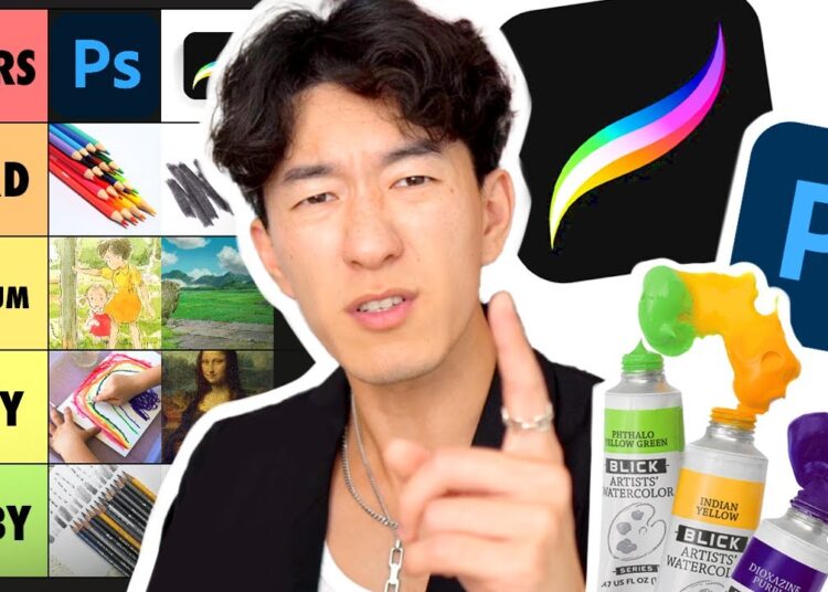 I Ranked Art Mediums from Easiest to Hardest