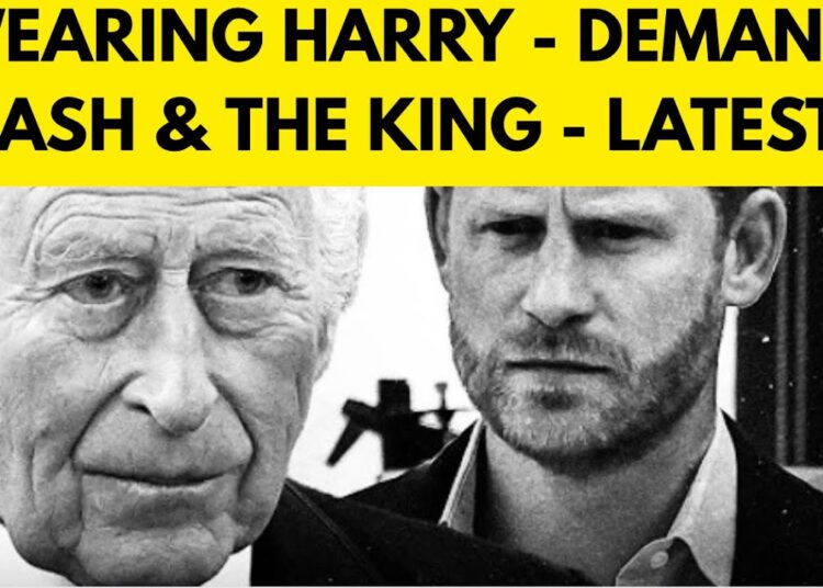 SWEARING PRINCE HARRY CASH & THE KING – BOMBSHELL LATEST #meghan #meghanmarkle #royal