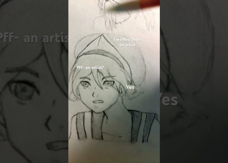 I wanted to be an artist #drawings