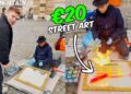 I Gave a Street Artist in Rome €20 Euro to Paint my Mirror