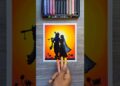 🦚 Radha Krishna Silhouette Drawing 🌅 | Easy Sunset Love Art with Oil Pastels