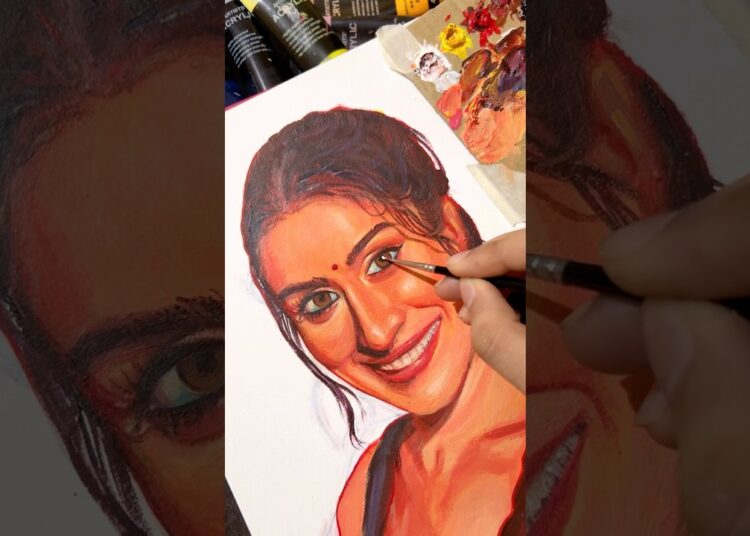 She 👀.  #thebhimsenart #art #drawing #sketch #artist #shraddhakapoor #painting #artwork #shraddha