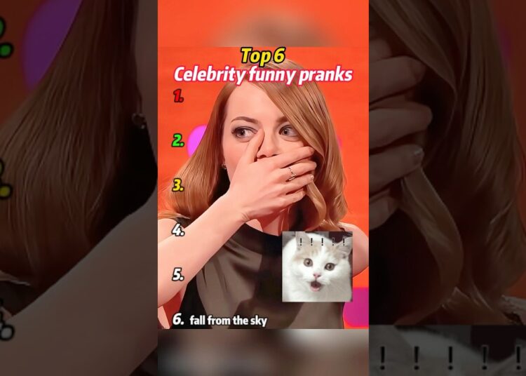 Celebrities being pranked，Which one shocked you?#celebrity#fyp #foryou#funny#rank#Rihanna