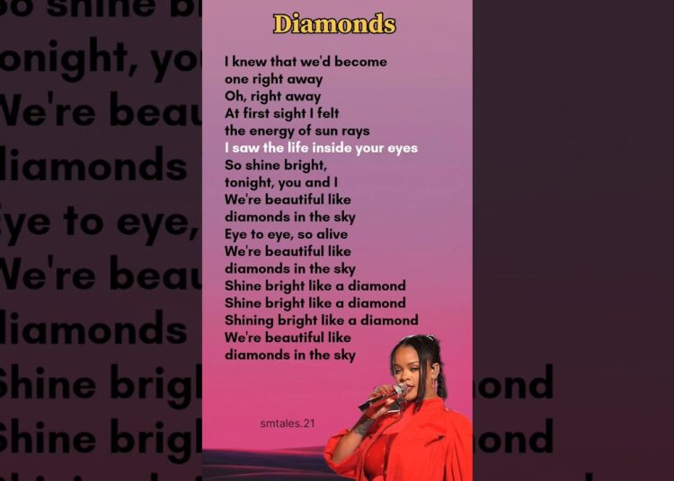 Diamonds lyrics – Rihanna #lyrics #rihanna #diamonds #trending