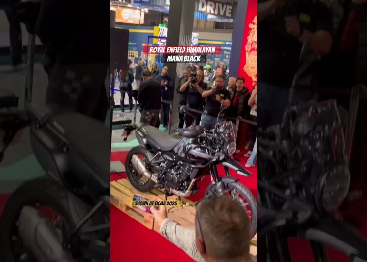 Royal Enfield Himalayan Mana Black I Unveiled at EICMA 2025 I BikeWale