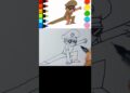 How to draw indian army little Singham cartoon #drawing4kids #artist #kidartist #coolartwork #india