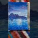 MoonlitOceanDreams#Watercolor#Art#Watercolor#Painting#Ocean#Sea#Artist#Creative#NightSky#ArtLover