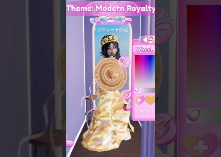 The theme is modern royalty 👑✨ #capcut #roblox #dti #dresstoimpress