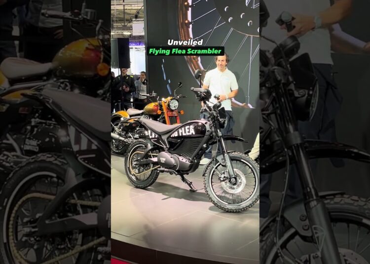 Royal Enfield Flying Flea FF.S6 ⚡️ Electric Motorcycle Unveiled at EICMA 2025 | BikeWale Shorts