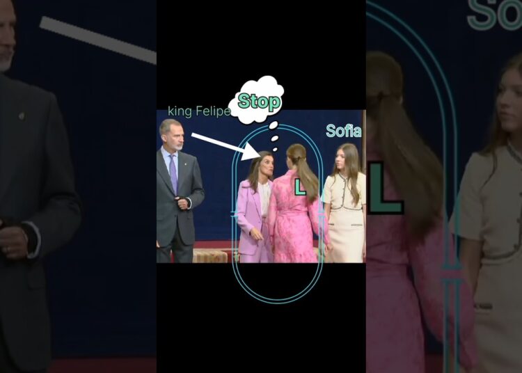 Queen Letizia’s unexpected move shocked everyone!💥, Royal family of Spain#leonor#shocking#newshort.