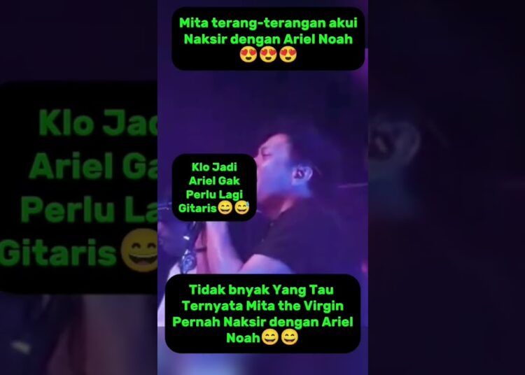 Mita the Virgin Akui Naksir dgn Ariel Noah #mitathevirgin #arielnoah #artist #trending #shortvideo