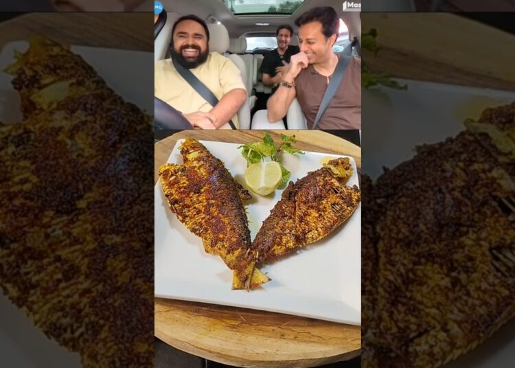 Salim Sulaiman Ki Favourite Masala Fish Fry Recipe #shorts #viral #trending #celebrity #fish #recipe